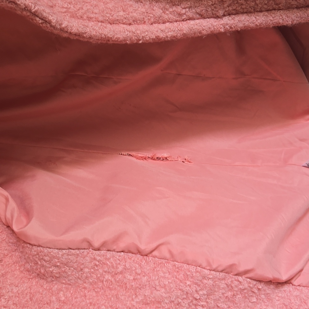 LOFT Women's Pink Teddy Jacket - Picture 15 of 16